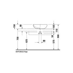Duravit Design Classics Aufsatzbecken 495mm, Weiß Hochglanz, WonderGliss, Oval, oh... DURAVIT-03355000001 4021534333590 (Abb. 1)