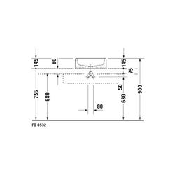 Duravit Starck 1 Aufsatzbecken 460mm, Weiß Hochglanz, rund, ohne Überlauf und HLB, ... DURAVIT-0445460000 4021534216817 (Abb. 1)