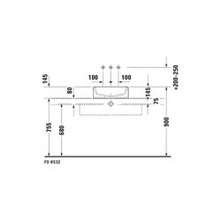 Duravit Starck 1 Aufsatzbecken 460mm, Weiß Hochglanz, rund, ohne Überlauf und HLB, ... DURAVIT-0445460000 4021534216817 (Abb. 1)