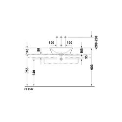 Duravit Starck 1 Aufsatzbecken 530mm, Weiß Hochglanz, WonderGliss, rund, ohne HLB ... DURAVIT-04475300001 4021534217401 (Abb. 1)