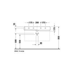 Duravit Vero Waschtisch 470x1000x175mm wandhäng., Weiß Hochglanz, Rechteckig, 2 WP ... DURAVIT-0454100026 4021534285769 (Abb. 1)