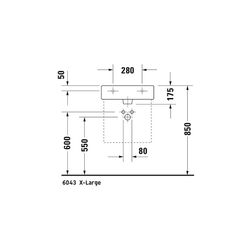 Duravit Vero Waschtisch 470x500x175mm wandhäng., Weiß Hochglanz, Rechteckig, 1 WP m... DURAVIT-0454500000 4021534269301 (Abb. 1)