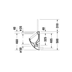 Duravit Design Classics Urinal 285x305x500mm Weiß Hochglanz geschlossen, Absauger, ... DURAVIT-0823350000 4021534278013 (Abb. 1)