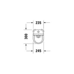 Duravit Starck 3 Urinal 300x245x700mm Weiß Hochglanz HYG Rimless, Verdrängung, verd... DURAVIT-0826252000 4053424324951 (Abb. 1)