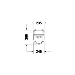 Duravit Starck 3 Urinal 300x245x700mm Weiß Hochglanz HYG Rimless, Verdrängung, Zula... DURAVIT-0827252000 4053424324913 (Abb. 1)