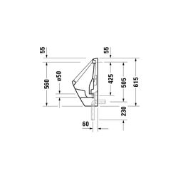 Duravit Design Classics Urinal 315x345x615mm Weiß Hochglanz geschlossen, Absauger, ... DURAVIT-0830360000 4021534217357 (Abb. 1)