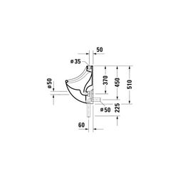 Duravit Design Classics Urinal 355x360x510mm Weiß Hochglanz geschlossen, Absauger, ... DURAVIT-0850350000 4021534104688 (Abb. 1)