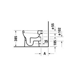 Duravit D-Code Stand WC 480x350x385mm, Weiß Hochglanz, 6l, Flachspüler, geschlossen... DURAVIT-2109090000 4021534344251 (Abb. 1)