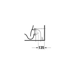 Duravit Darling New Stand WC für Kombination 630x370x415mm, Weiß Hochglanz, Wonder... DURAVIT-21380900001 4021534606229 (Abb. 1)