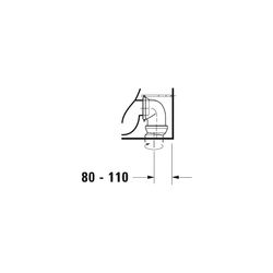 Duravit Darling New Stand WC 570x360x400mm, Weiß Hochglanz, Back to wall, 4,5l, Tie... DURAVIT-2139090000 4021534606199 (Abb. 1)