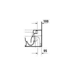 Duravit DuraStyle Stand WC 575x370x400mm, Weiß Hochglanz, HygieneGlaze, Back to wal... DURAVIT-2150092000 4053424325750 (Abb. 1)