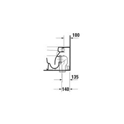 Duravit DuraStyle Stand WC 575x370x400mm, Weiß Hochglanz, HygieneGlaze, Back to wal... DURAVIT-2150092000 4053424325750 (Abb. 1)
