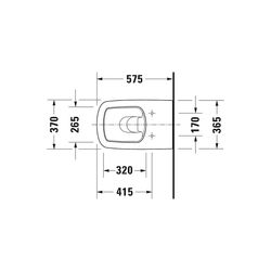 Duravit DuraStyle Stand WC 575x370x400mm, Weiß Hochglanz, HygieneGlaze, Back to wal... DURAVIT-2150092000 4053424325750 (Abb. 1)