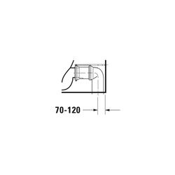 Duravit DuraStyle Stand WC für Kombination 705x370x420mm, Weiß Hochglanz, 4,5l, Tie... DURAVIT-2156090000 4021534854569 (Abb. 1)
