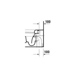 Duravit ME by Starck Stand WC 600x370x400mm, Weiß Hochglanz, WonderGliss, Back to ... DURAVIT-21690900001 4021534966842 (Abb. 1)