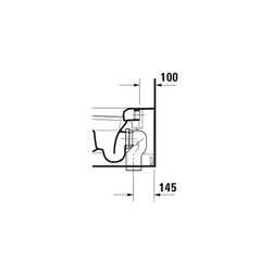 Duravit ME by Starck Stand WC 600x370x400mm, Weiß Hochglanz, WonderGliss, Back to ... DURAVIT-21690900001 4021534966842 (Abb. 1)