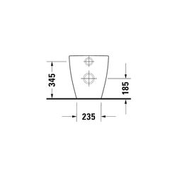Duravit ME by Starck Stand WC 600x370x400mm, Weiß Hochglanz, WonderGliss, Back to ... DURAVIT-21690900001 4021534966842 (Abb. 1)