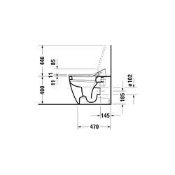 Duravit SensoWash Slim Dusch-WC 539x373mm, Weiß, Absenkautomatik, Fernbedienun... DURAVIT-611000002304300 4053424688756 (Abb. 1)