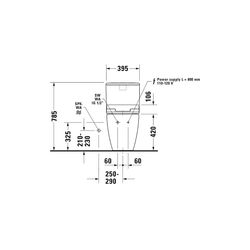 Duravit SensoWash Slim Dusch-WC 539x373mm, Weiß, Absenkautomatik, Fernbedienun... DURAVIT-611000002304300 4053424688756 (Abb. 1)