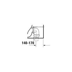Duravit No.1 Stand WC für Kombination 650x365x420mm, Weiß Hochglanz, HygieneGlaze, ... DURAVIT-2182092000 4053424507804 (Abb. 1)