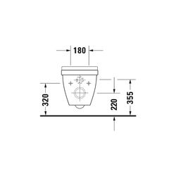 Duravit Starck 3 Wand-WC 545x365x420mm, Weiß Hochglanz, 6l, HygieneGlaze, Tiefspüle... DURAVIT-2215092000 4053424324876 (Abb. 1)