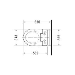 Duravit SensoWash Slim Dusch-WC 539x373mm, Weiß, Absenkautomatik, Fernbedienun... DURAVIT-611000002304300 4053424688756 (Abb. 1)