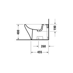Duravit DuraStyle Stand Bidet 630x370x400mm, Weiß Hochglanz, 1 HL, mit Überlauf mit... DURAVIT-2283100000 4021534854361 (Abb. 1)