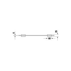 Duravit Karree Glasablagen aus Glas 110x600x6mm, Chrom glänzend... DURAVIT-0099501000 4021534901195 (Abb. 1)