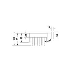 Duravit Karree Seifenschale 140x120x65mm, Chrom, Messing/Glas, wandhängend... DURAVIT-0099531000 4021534901201 (Abb. 1)