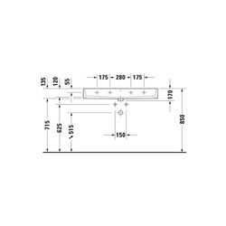 Duravit Vero Air Waschtisch 470x1000x170mm wh Weiß Hochglanz, Rechteckig, WonderGl... DURAVIT-23501000001 4053424115276 (Abb. 1)