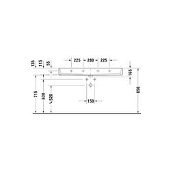 Duravit Vero Air Waschtisch 470x1200x165mm wh Weiß Hochglanz, Rechteckig, WonderGl... DURAVIT-23501200271 4053424121291 (Abb. 1)