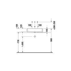 Duravit Vero Air Aufsatzbecken 600mm, Weiß Hochglanz, WonderGliss, Rechteckig, ohn... DURAVIT-23516000001 4053424139289 (Abb. 1)