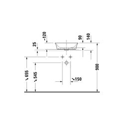 Duravit White Tulip Aufsatzbecken 430mm, Weiß Hochglanz, WonderGliss, DuraCeram, r... DURAVIT-23624300791 4063382135193 (Abb. 1)