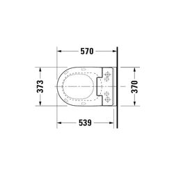 Duravit SensoWash Slim Dusch-WC 539x373mm, Weiß, Absenkautomatik, Fernbedienun... DURAVIT-611000002304300 4053424688756 (Abb. 1)