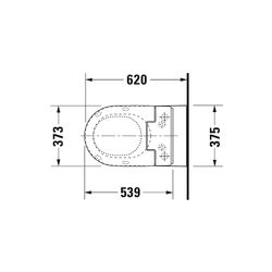 Duravit SensoWash Slim Dusch-WC 539x373mm, Weiß, Absenkautomatik, Fernbedienun... DURAVIT-611000002304300 4053424688756 (Abb. 1)