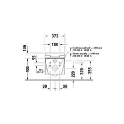 Duravit SensoWash Slim Dusch-WC 539x373mm, Weiß, Absenkautomatik, Fernbedienun... DURAVIT-611000002304300 4053424688756 (Abb. 1)