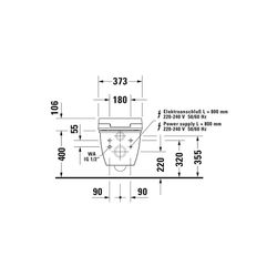 Duravit SensoWash Slim Dusch-WC 539x373mm, Weiß, Absenkautomatik, Fernbedienun... DURAVIT-611000002304300 4053424688756 (Abb. 1)