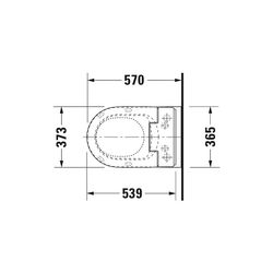 Duravit SensoWash Slim Dusch-WC 539x373mm, Weiß, Absenkautomatik, Fernbedienun... DURAVIT-611000002304300 4053424688756 (Abb. 1)