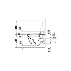 Duravit SensoWash Slim Dusch-WC 539x373mm, Weiß, Absenkautomatik, Fernbedienun... DURAVIT-611000002304300 4053424688756 (Abb. 1)
