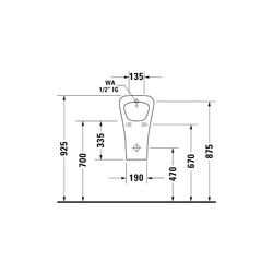 Duravit DuraStyle Urinal 340x300x560mm Weiß Hochglanz WonderGliss, Rimless, Verdrä... DURAVIT-28063000001 4021534863882 (Abb. 1)