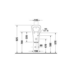Duravit DuraStyle Elektronisches Urinal 340x300x580mm, Weiß Hochglanz, HygieneGlaze... DURAVIT-2806312093 4053424325354 (Abb. 1)