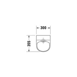 Duravit Wasserloses Urinal ME by Starck 355x300x585mm Weiß Hochglanz, HygieneGlaze,... DURAVIT-2814302000 4053424052816 (Abb. 1)
