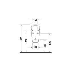 Duravit Wasserloses Urinal ME by Starck 355x300x585mm Weiß Hochglanz, HygieneGlaze,... DURAVIT-2814302000 4053424052816 (Abb. 1)