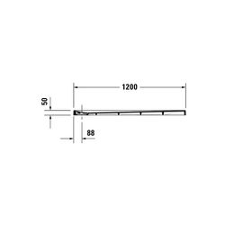 Duravit Stonetto Duschwanne Halbeinbau Bodenbündig, 900x1200x50mm, Rechteckig,... DURAVIT-720149380000000 4021534986727 (Abb. 1)