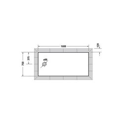 Duravit Tempano Duschwanne Halbeinbau Bodenbündig 750x1600x50mm, Rechteckig, W... DURAVIT-720206000000000 4053424675381 (Abb. 1)