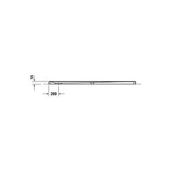 Duravit Tempano Duschwanne Halbeinbau Bodenbündig 900x1800x55mm, Rechteckig, W... DURAVIT-720213000000000 4053424675459 (Abb. 1)