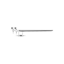 Duravit Starck Slimline Duschwanne 800x1600x60mm, Rechteckig, Weiß glänzend, A... DURAVIT-720238000000001 4053424691909 (Abb. 1)