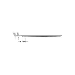 Duravit Starck Slimline Duschwanne 800x1800x65mm, Rechteckig, Weiß glänzend, a... DURAVIT-720240000000000 4053424689135 (Abb. 1)