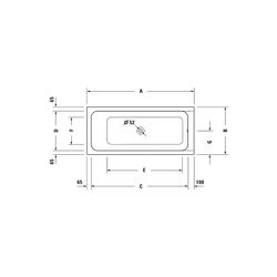 Duravit D-Code Whirlwanne Rechteckig, Einbau, 700x1700x420mm, Jet Project, 1 R... DURAVIT-760097000JP1000 4053424066080 (Abb. 1)
