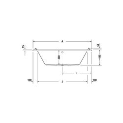 Duravit Starck Wannen Whirlwanne Rechteckig, Einbau, 900x1800x480mm Combi-Syst... DURAVIT-760339000CP1000 4053424072883 (Abb. 1)